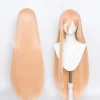 Anime Chainsaw Man Makima Power Cosplay Paryk Lang Orange Pink Pa Orange One Size