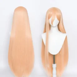 Anime Chainsaw Man Makima Power Cosplay paryk Lang Orange Pink Pa Orange One Size