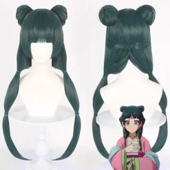 Anime Cosplay Paryk - Teal/Grøn Varmebestandig Syntetisk Hår til Fester og Events