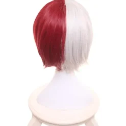 Anime Cosplay Paryk, Halloween Paryk, med Gratis Parykhætte (Todoroki Shouto)