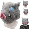 Anime Demon Slayer Mizuhira Inosuke Halloween Mask Cosplay rekvisitter