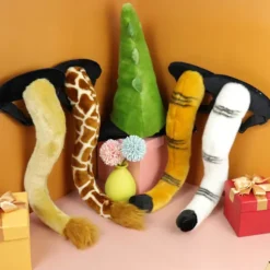 Anime Kostume Dyrepote Plys Handsker Søde Ører Hårbånd Voksne Børn Panda three piece su