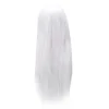 Anime Langt Glat Hår Paryk Cosplay Langt Glat Kostume, Hvid