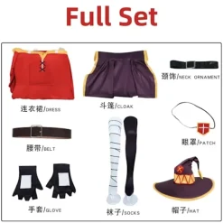 Anime Megumin Cosplay Kostume Kvinder Magiker Kjole Outfits Megumin Cos Paryk Halloween Cos Kostumer XS,CJY XS A2 Cosplay Costume