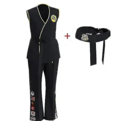 Anime Spil Kof Kostume Cobra Kai Val Armorr Karate Uniform-i 180 cm