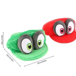 Anime Spil Mario Odyssey Plys Hat Nyhed Grøn Rød Kasket til Cosplay Kostume Halloween Fødselsdagsgaver