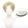 Anime Spy X Family Loid Forger Cosplay Paryk Hætte Lyseblond Kort Hår Twilight Anya Forger Fars Tilbehør Halloween Fest Rekv.
