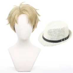 Anime Spy X Family Loid Forger Cosplay Paryk Hætte Lyseblond Kort Hår Twilight Anya Forger Fars Tilbehør Halloween Fest Rekv.