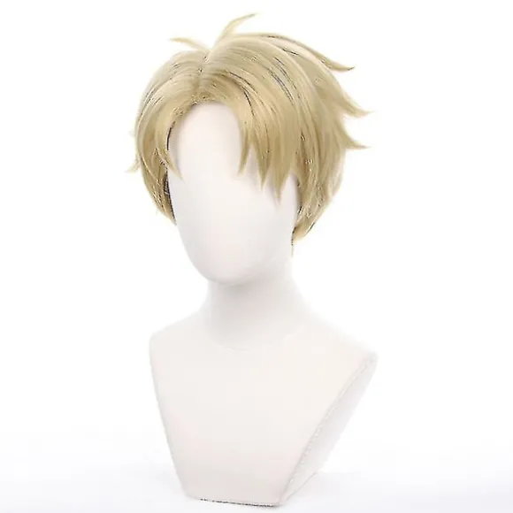 Anime Spy X Family Loid Forger Cosplay Paryk Hætte Lyseblond Kort Hår Twilight Anya Forger Fars Tilbehør Halloween Fest Rekv.