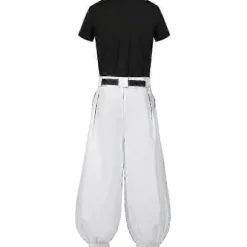 Anime Tsu Kaisen Fushiguro toji Kostume Voksen Unisex Kortærmet Top Bukser Sæt Uniform - Perfekt C1W1 XL