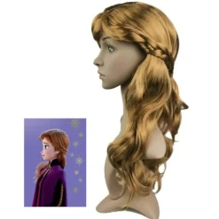 Anna Anime Parykker Cosplay Syntetiske Hårparykker, CJY