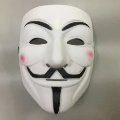 Anonym maske - Cosplay Halloween - Dress up White