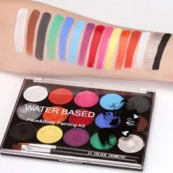 Ansigtsmaling Kropsmaling, Make-Up Palette med 15 Farver