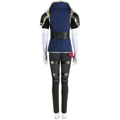 Arcane Vi Cosplay Sheriff Tøj Parykker Anime Spil LoL 2 Kostume Voksen Kvinde Rollespil Frækt Tøj Fest Fancy Kjole Beklædning PERUK PARYK WIG S