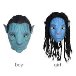 Avatar Maske Partytilbehør Miljøvenlig Latexmaske Ny Avatar 2 Cosplay Gave Hovedbeklædning