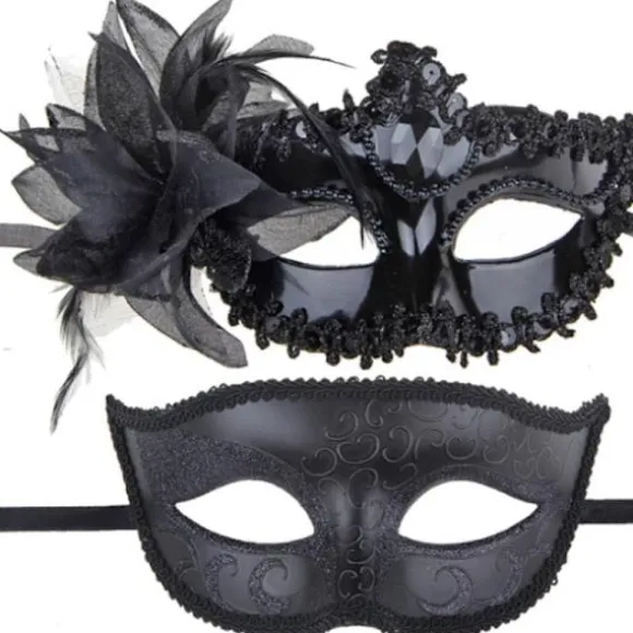 Ball Masker Karnevalsmasker Parmasker Venedig Fastelavnskostume