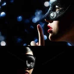 Ball Masker Karnevalsmasker Parmasker Venedig Fastelavnskostume