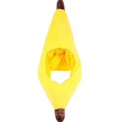 Bananformet hat til voksne, fantastisk til temafester, letvægtsmateriale
