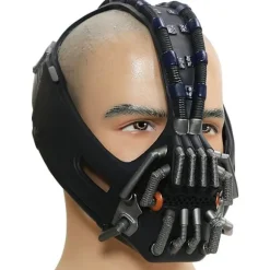 Bane Maske Voksen Kostume Tilbehør til Dark Knight Cosplay Rekvisitter Zomb