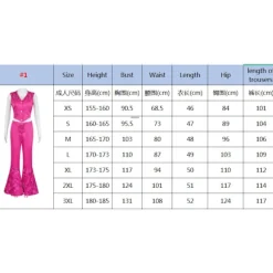 Barbie - Kostume - Drøm - Coplay Halloween - Pink S