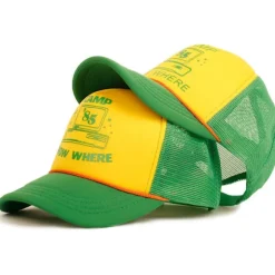Baseballkasket Cosplay Merchandise Dustin Kostumer Hat (Gul/Grøn)