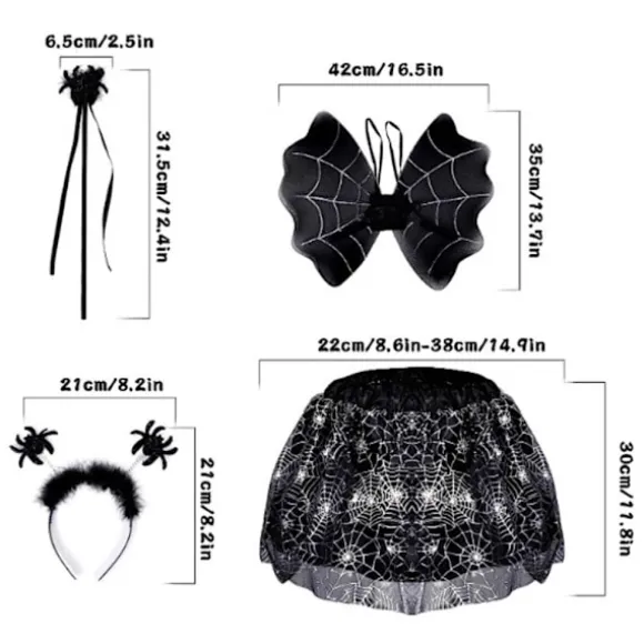 Bat Wings Sæt Halloween Cosplay Kostume 1 FLAGERMUSVINGE 1 FLAGERMUSVINGE 1 Bat wing
