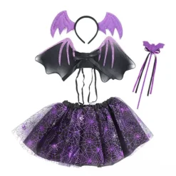 Bat Wings Sæt Halloween Cosplay Kostume 1 FLAGERMUSVINGE 1 FLAGERMUSVINGE 1 Bat wing