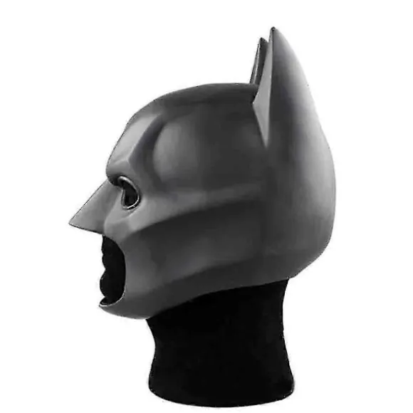 Batman Fuld Maske Med Hætte The Dark Knight Rises Latex Hjelm Voksen Cosplay Prop J