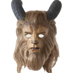 Beast Maske Beast Cosplay Maske med Paryk til Voksne 53-63CM