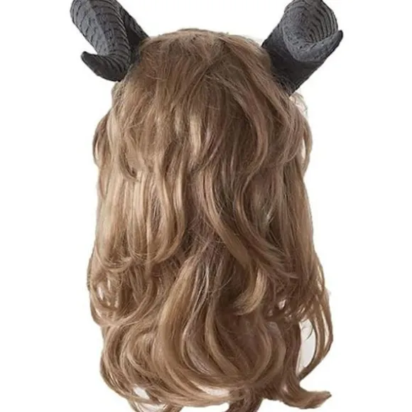 Beast Maske Beast Cosplay Maske med Paryk til Voksne 53-63CM