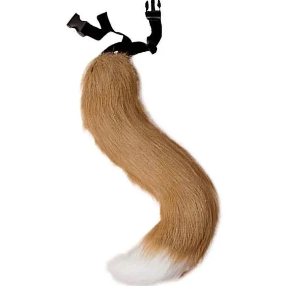 Bevægelig Hale Cosplay Faux Hale Hvid og Camel Halloween Fest 1 Sæt
