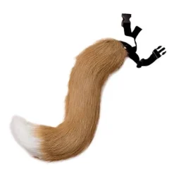 Bevægelig Hale Cosplay Faux Hale Hvid og Camel Halloween Fest 1 Sæt