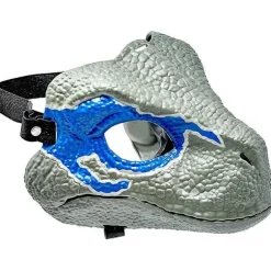 Blå Dinosaur Maske Jurassic World Raptor Dinosaur Tilbehør Dino Cosplay Rekvisitter Festival Karneval Gaver