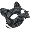 Blå Kat Maske til Maskerade Cosplay Maske med Elastikbånd[HK]