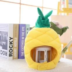Blød varm ananas cap frugt plys hatte ørevarmere PP bomuld fyldt beanies til kvinder voksen hat foto rekvisitter