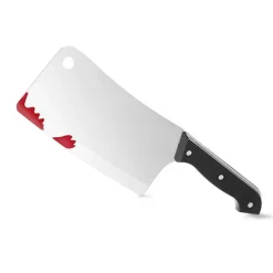 Blodig klyfta för mördare mördare psykopat kostym halloween kniv