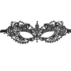 Blonde øjenmaske til kvinder, sexet maskerade maske til kvinder, elegant gallamask til Halloween maskeradefest