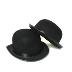 Bowlerhat, til voksne, Hat, Hovedbeklædning, Kostume, Karneval, Tema