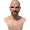 Breaking Bad Mr. White Realistisk Hovedbeklædning Fuld Hovedmaske Fest Cosplay