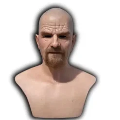 Breaking Bad Mr. White Realistisk Hovedbeklædning Fuld Hovedmaske Fest Cosplay