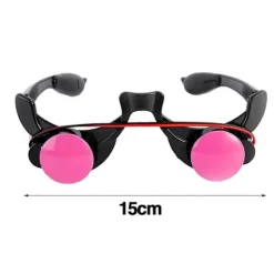 Briller LED Halloween Briller Uhyggeligt Kostume Rekvisit Glødende Jul Kreative Briller Til Fester Cosplay B