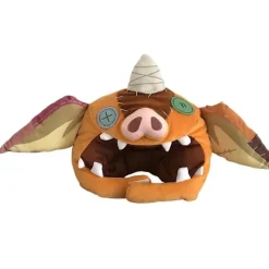 Børn & Voksne BOTW Bokoblin Maske TOTK Link Gris Plys Fuld Hætte Hætte Maske Hat - WELLNGS【ad】