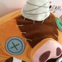 Børn & Voksne BOTW Bokoblin Maske TOTK Link Gris Plys Fuld Hætte Hætte Maske Hat - WELLNGS【ad】
