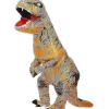 Børn og voksne dinosaur oppustelig cosplay kostumer T-rex anime tegneserie festkjole kostumer Halloween kostume grøn