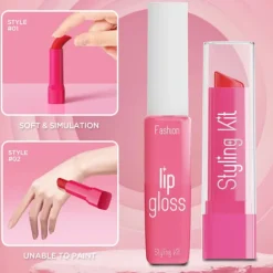 Børne Make-up Legesæt – Mit Nye Styling Kit (10 Dele) til Piger 3+ År blå