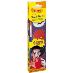 Børnemakeup - Jovi - Etui med 3 flasker på 8ml - Hvid, Rød, Sort - Glat tekstur - Ikke giftig