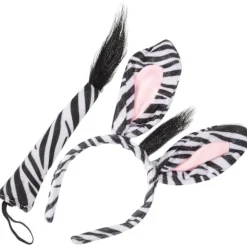 Børnetøj Dyrehale Jungle Pandebånd Zebra Kostume Tilbehør Dyre Cosplay Kostume