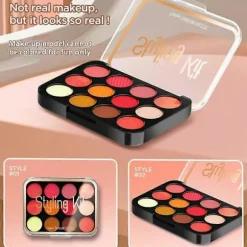 Børns Lege Makeup Sæt 11 Dele Kosmetik Kit Legetøj Rollespil Skønhedstilbehør[D]