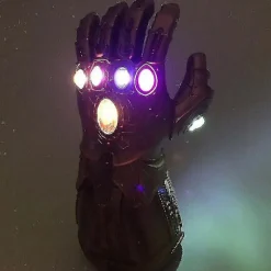 Børns Thanos Handsker Infinity Gauntlet Med Led Lys Avengers 4 Cosplay Legetøj