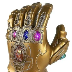 Børns Thanos Handsker Infinity Gauntlet Med Led Lys Avengers 4 Cosplay Legetøj